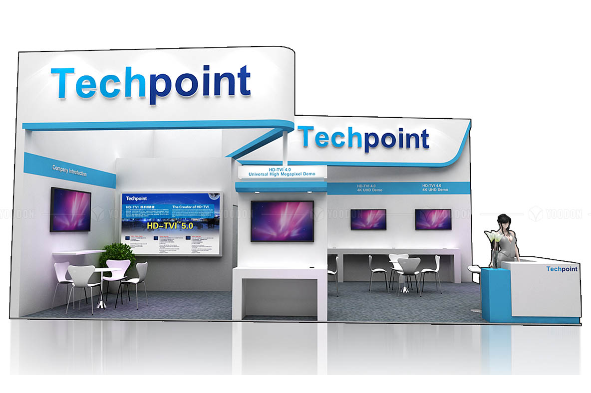 Techpoint_安防展台布置