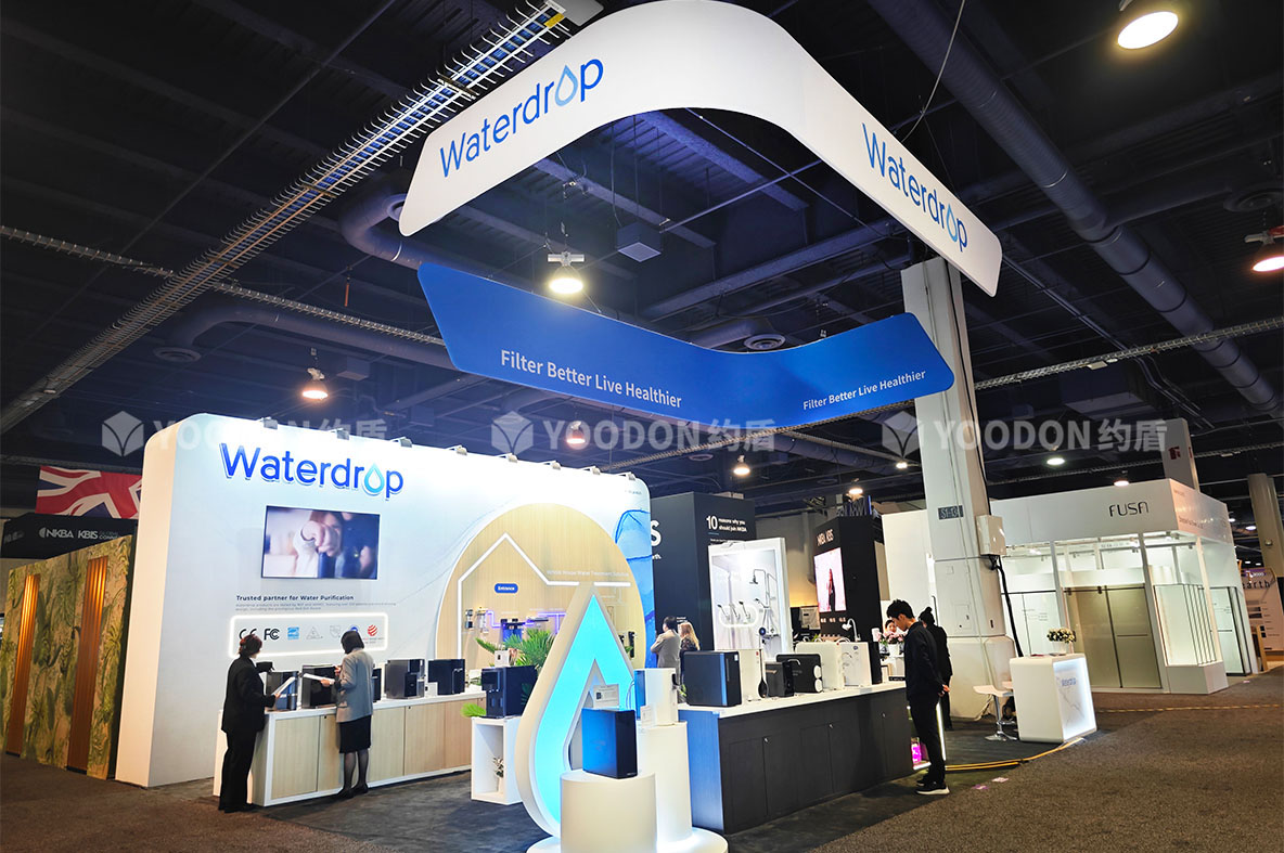 Waterdrop_美国展台搭建
