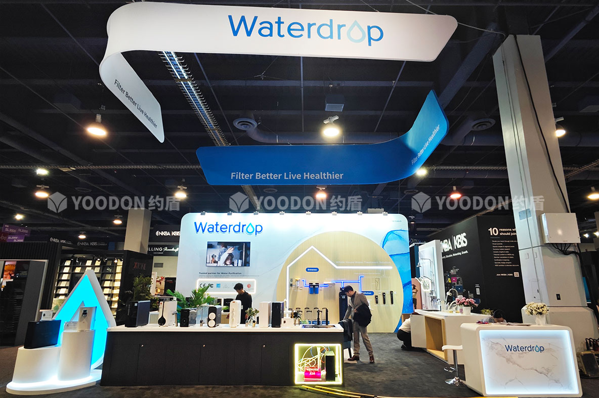 Waterdrop_美国展台搭建