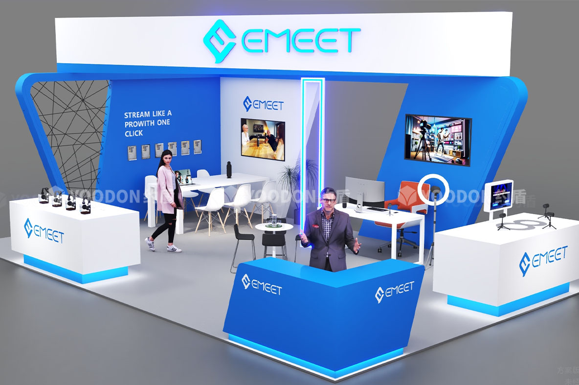 EMEET_美国展台搭建